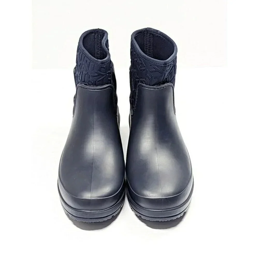 Tommy Hilfiger Women's Benio Waterproof Rain Boots Dark Blue Size 10 (MSRP $99)